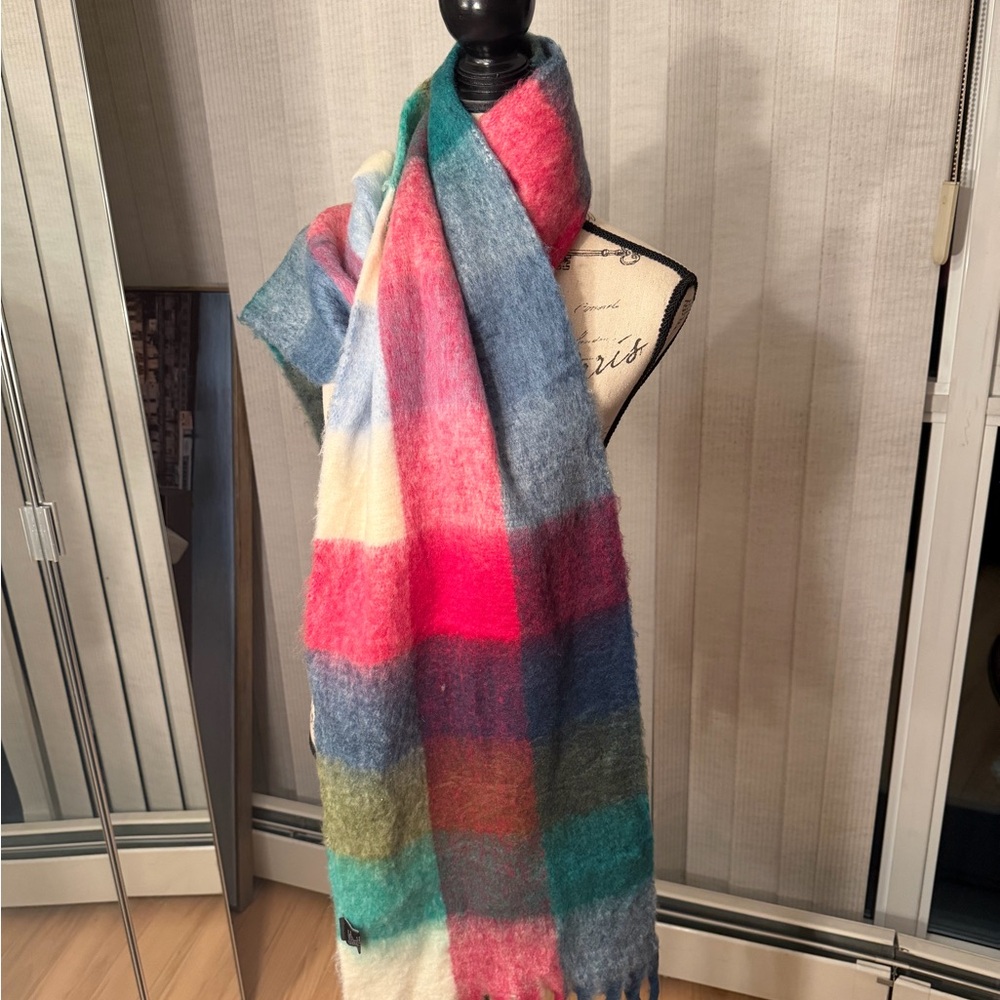 Colorful Plaid Women's Scarf - Picture 4 of 10
